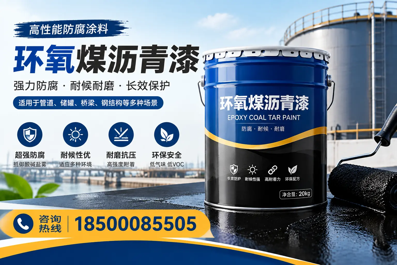 环氧煤沥青漆的施工步骤详解，合肥装修必备知识